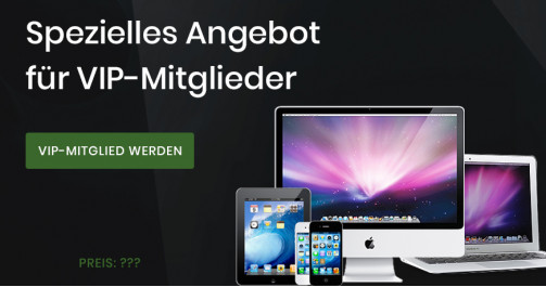 Exlusive Angebote für VIP-Mitglieder