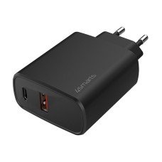4smarts VoltPlug Adaptive - Netzteil - 25 Watt - PD 3.0, QC 3.0, AFC - 2 Ausgabeanschlussstellen (USB, USB-C) - (4250774954818)