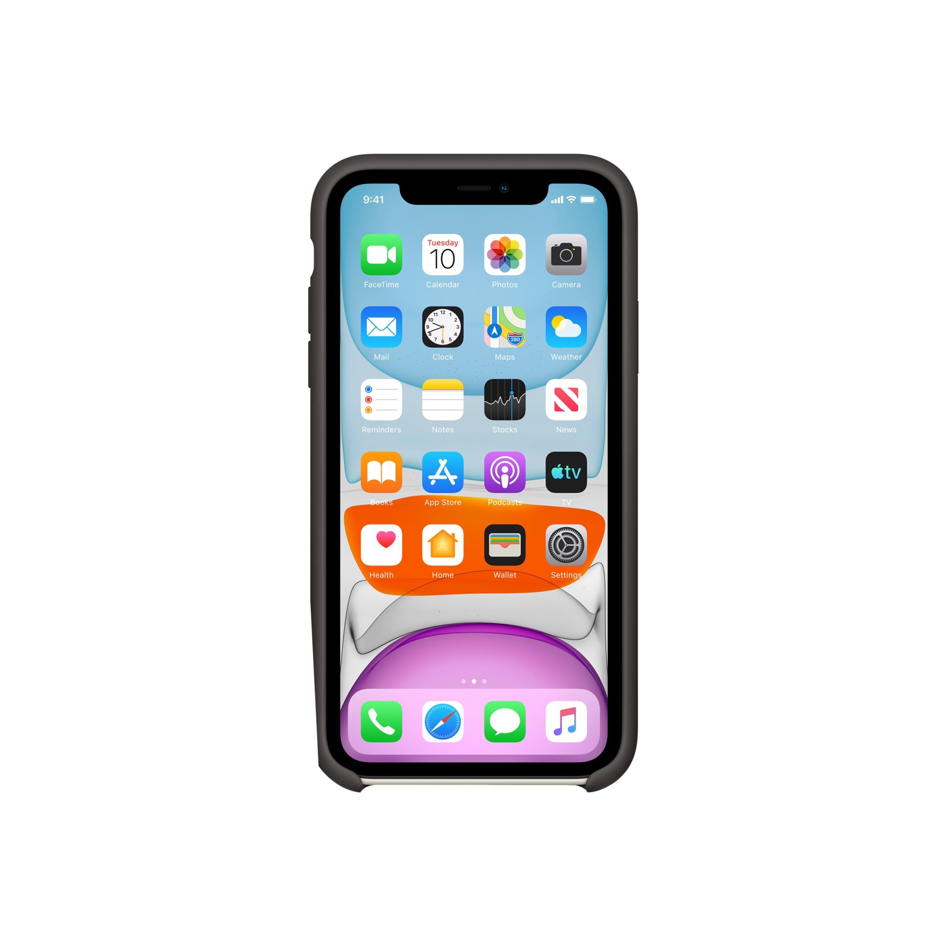 Apple Hintere Abdeckung für Mobiltelefon - Silikon - (0190199269057)