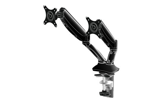 Iiyama DS3002C-B1 - Befestigungskit - für 2 Monitore (einstellbarer Arm) - (4948570032129)