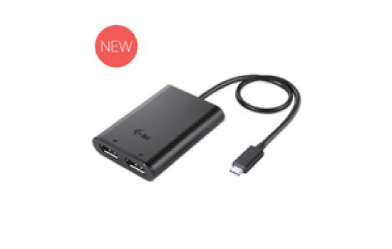 i-tec Externer Videoadapter - USB-C 3.1 - 2 x DisplayPort - (8595611702037)