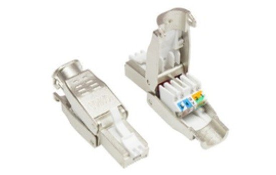 Good Connections RJ45 Stecker Cat. 6 - STP - werkzeugfrei - bis 9mm Kabeldurchmesser - (4014619366859)