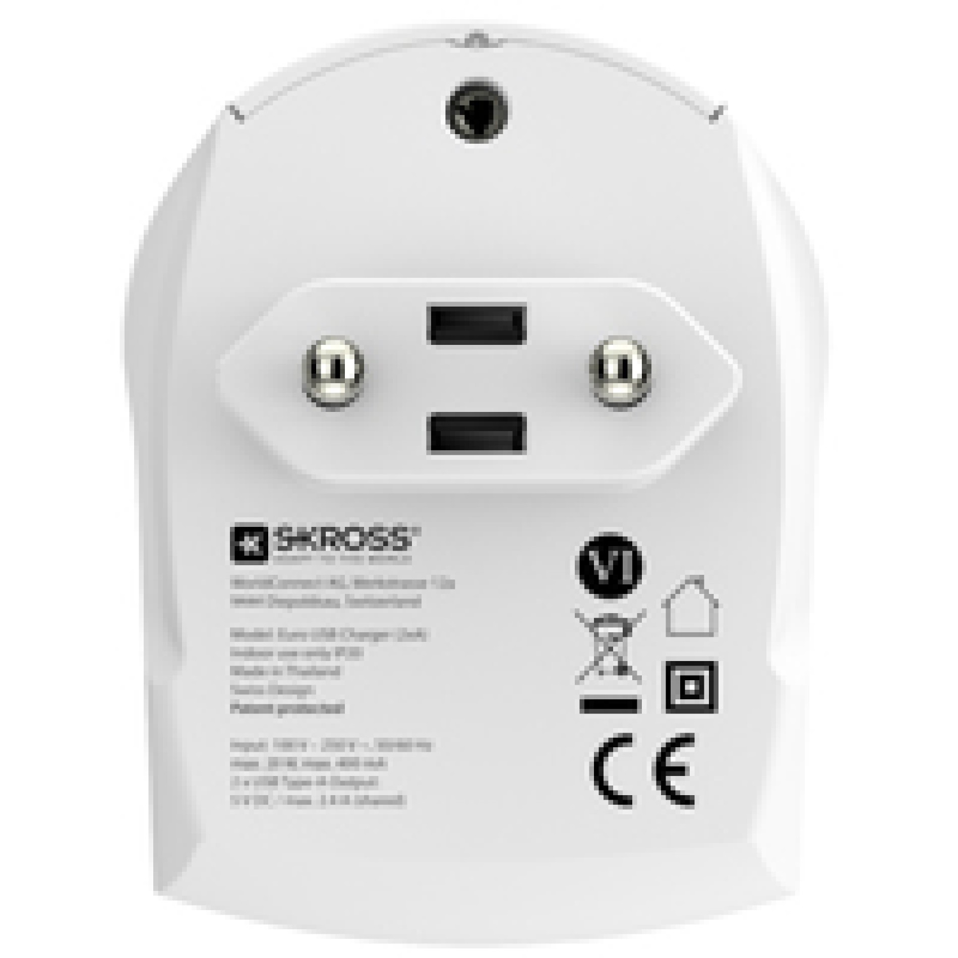 SKROSS 1.302421 - Indoor - AC - 5 V - 2,4 A - Weiß - (7640166323051)
