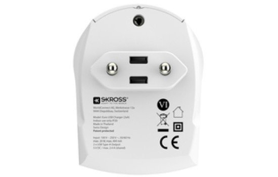 SKROSS 1.302421 - Indoor - AC - 5 V - 2,4 A - Weiß - (7640166323051)