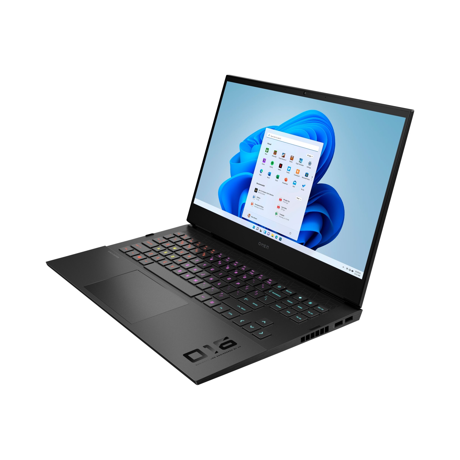 HP OMEN by HP Laptop 16-b0085ng - Intel Core i7 11800H - Win 10 Home 64-Bit - GF RTX 3070 - 16 GB RAM - 512 GB SSD (32 GB SSD-Cache) - (0196188030820)