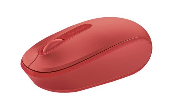 Microsoft Wireless Mobile Mouse 1850 - Maus - rechts- und linkshändig - optisch - 3 Tasten - kabellos - 2.4 GHz - kabelloser Empfänger (USB) - (0885370736373)