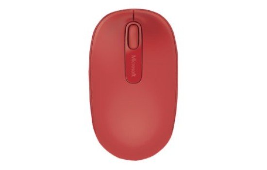 Microsoft Wireless Mobile Mouse 1850 - Maus - rechts- und linkshändig - optisch - 3 Tasten - kabellos - 2.4 GHz - kabelloser Empfänger (USB) - (0885370736373)