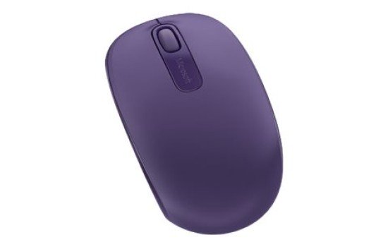 Microsoft Wireless Mobile Mouse 1850 - Maus - rechts- und linkshändig - optisch - 3 Tasten - kabellos - 2.4 GHz - kabelloser Empfänger (USB) - (0885370737486)