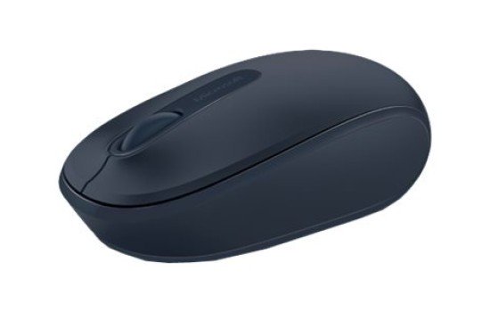 Microsoft Wireless Mobile Mouse 1850 - Maus - rechts- und linkshändig - optisch - 3 Tasten - kabellos - 2.4 GHz - kabelloser Empfänger (USB) - (0885370736175)