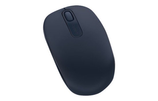 Microsoft Wireless Mobile Mouse 1850 - Maus - rechts- und linkshändig - optisch - 3 Tasten - kabellos - 2.4 GHz - kabelloser Empfänger (USB) - (0885370736175)