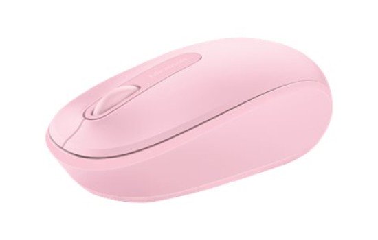 Microsoft Wireless Mobile Mouse 1850 - Maus - rechts- und linkshändig - optisch - 3 Tasten - kabellos - 2.4 GHz - kabelloser Empfänger (USB) - (0885370736274)