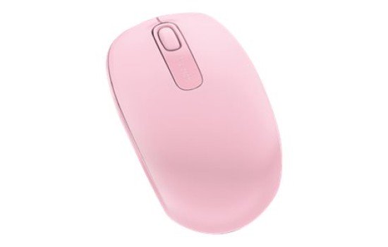 Microsoft Wireless Mobile Mouse 1850 - Maus - rechts- und linkshändig - optisch - 3 Tasten - kabellos - 2.4 GHz - kabelloser Empfänger (USB) - (0885370736274)