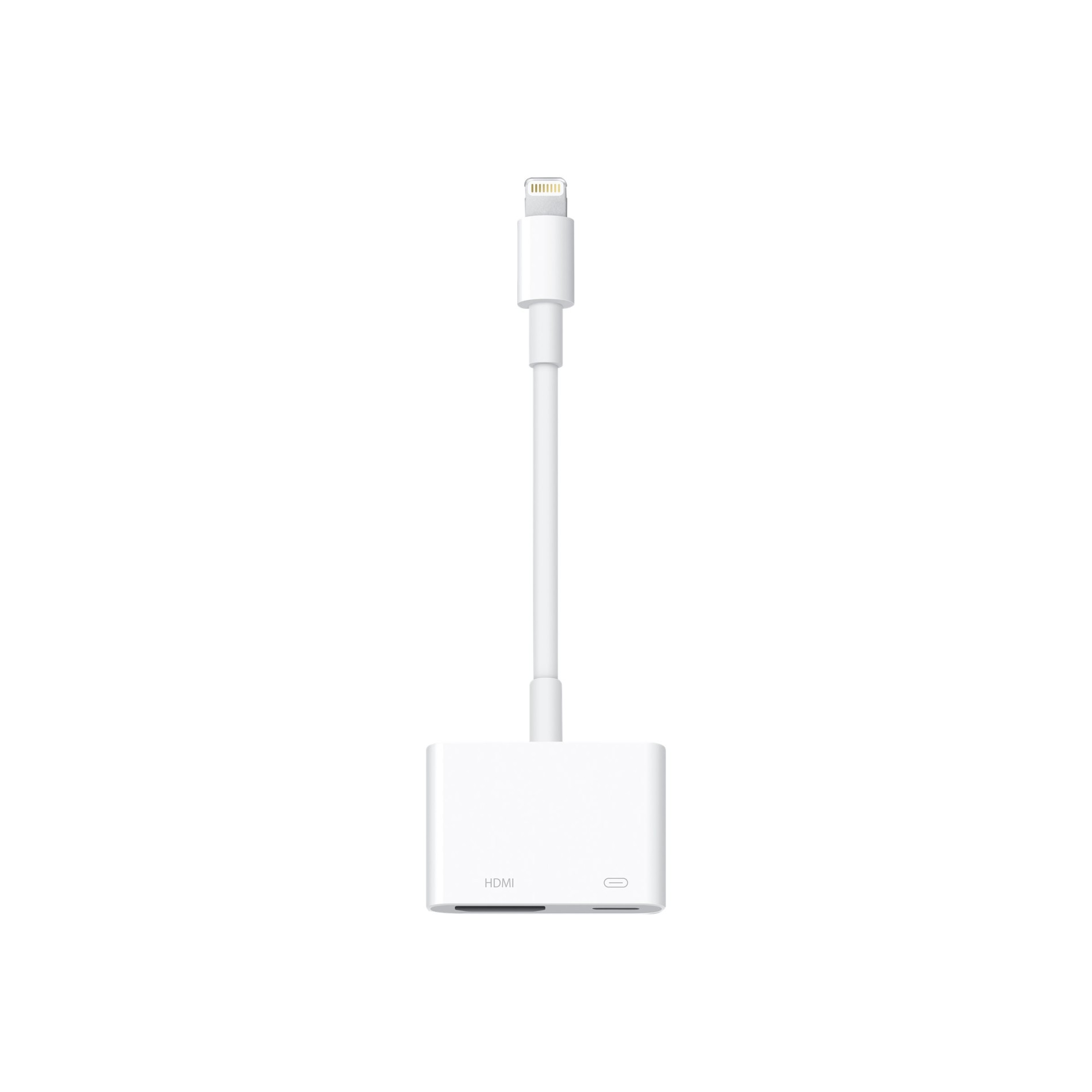 Apple Lightning Digital AV Adapter - Lightning-Kabel - Lightning männlich zu HDMI, Lightning weiblich - für iPad/iPhone/iPod (Lightning) - (0885909627653)