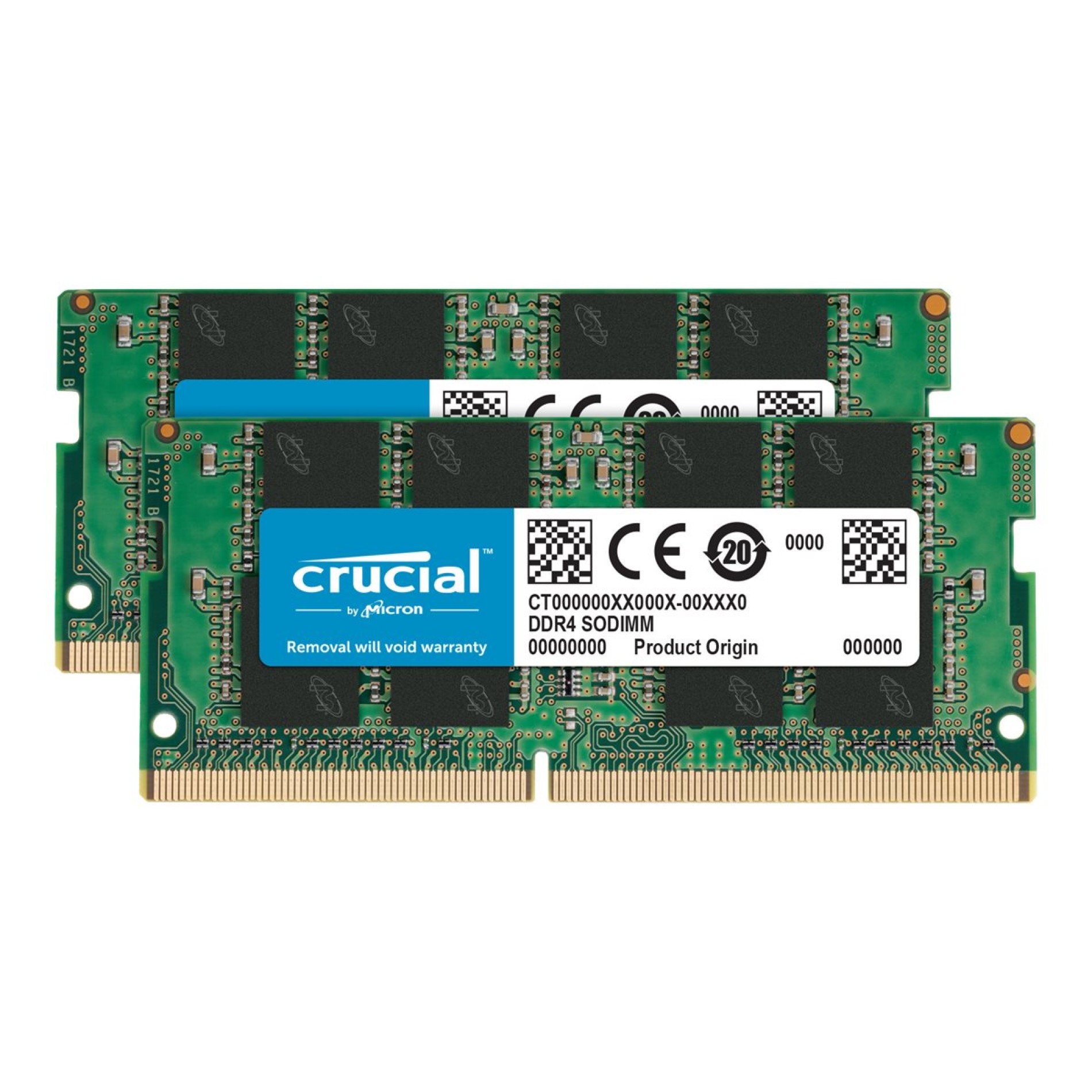 Crucial DDR4 - kit - 64 GB: 2 x 32 GB - SO DIMM 260-PIN - (0649528822505)