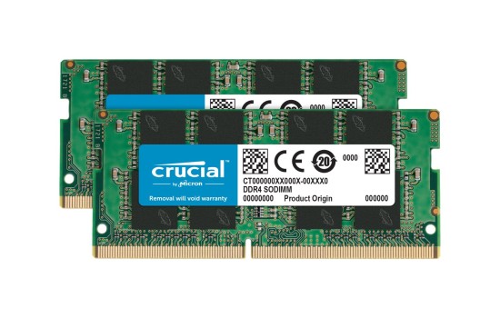 Crucial DDR4 - kit - 64 GB: 2 x 32 GB - SO DIMM 260-PIN - (0649528822505)