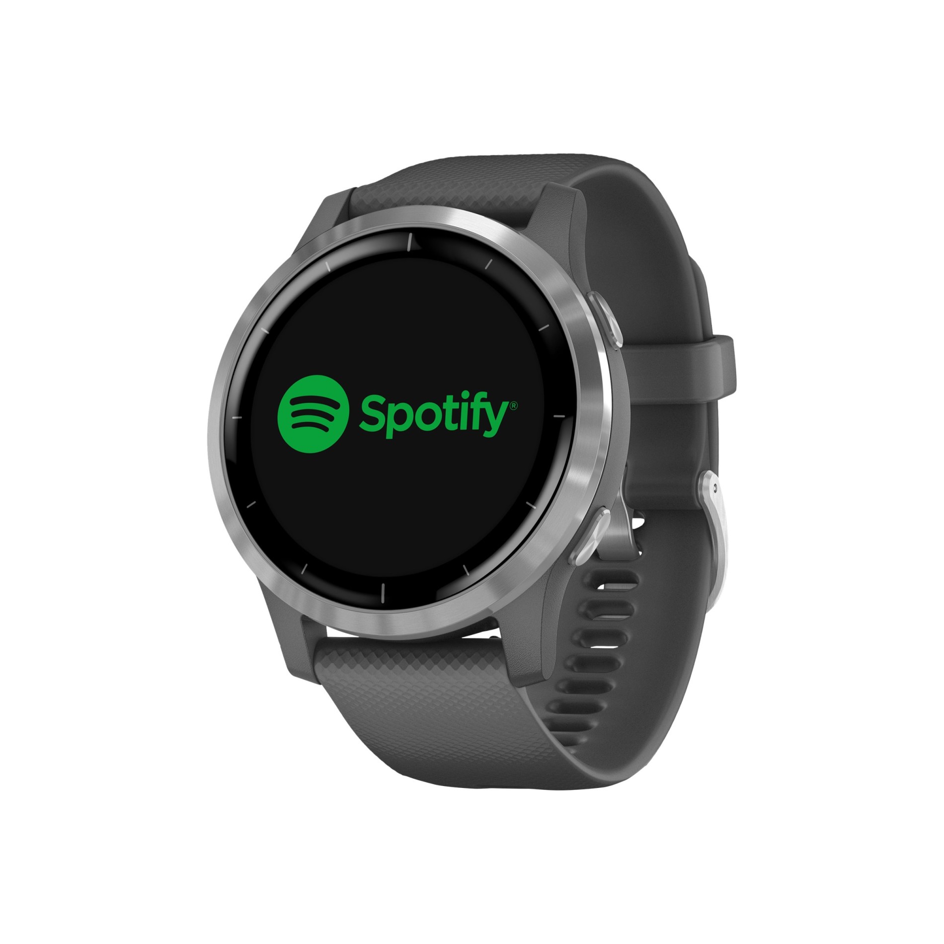 Garmin vívoactive 4 - 45 mm - Dunkelgrau - Sportuhr mit Band - Silikon - Shadow Gray - Handgelenkgröße: 135-200 mm - Anzeige 3.3 cm (1.3`) - (0753759227975)