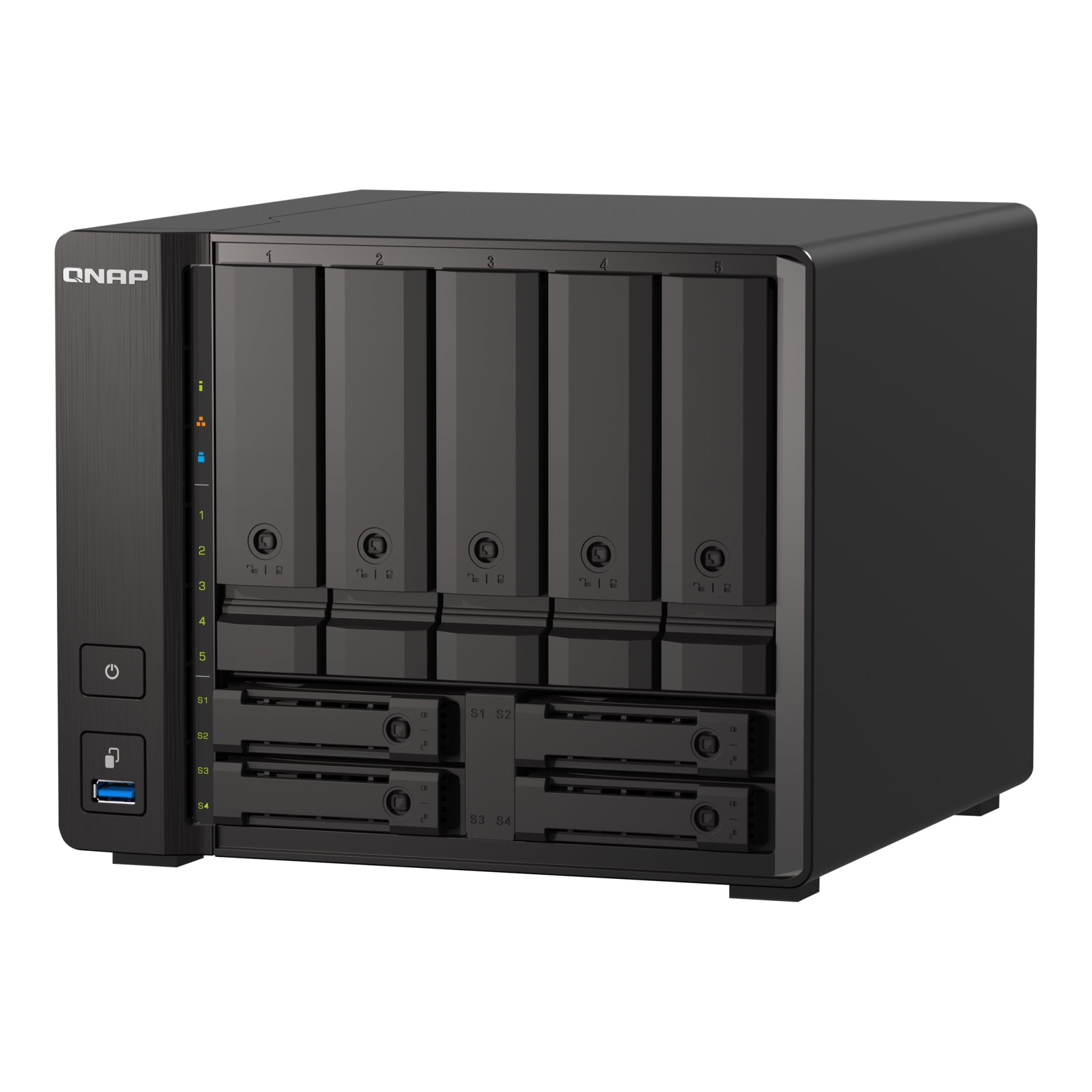 QNAP TS-H973AX-8G - NAS-Server - 9 Schächte - SATA 6Gb/s - (4713213518649)