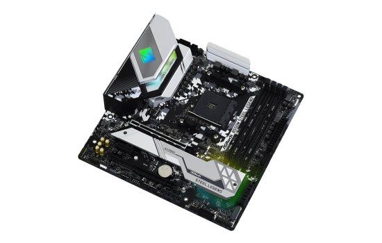 ASRock B550M Steel Legend - Motherboard - micro ATX - Socket AM4 - AMD B550 Chipsatz - USB-C Gen2, USB 3.2 Gen 1, USB 3.2 Gen 2 - 2.5 Gigabit LAN - Onboard-Grafik (CPU erforderlich) - (4710483931505)