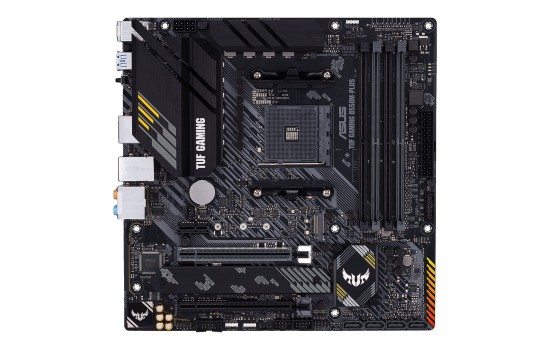 ASUS TUF GAMING B550M-PLUS - Motherboard - micro ATX - Socket AM4 - AMD B550 Chipsatz - USB-C Gen2, USB 3.2 Gen 1, USB 3.2 Gen 2 - 2.5 Gigabit LAN - Onboard-Grafik (CPU erforderlich) - (4718017623544)