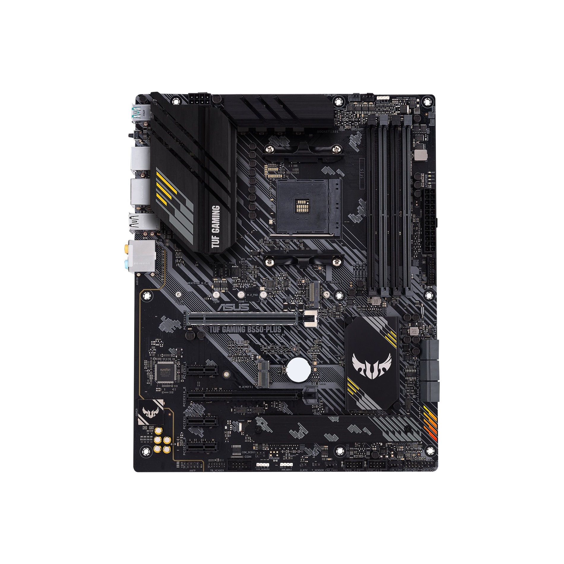 ASUS TUF GAMING B550-PLUS - Motherboard - ATX - Socket AM4 - AMD B550 Chipsatz - USB-C Gen2, USB 3.2 Gen 1, USB 3.2 Gen 2 - 2.5 Gigabit LAN - Onboard-Grafik (CPU erforderlich) - (4718017749435)