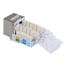 Intellinet Abschließbare Cat6A Modularbuchse, geschirmt, FTP, Keystone, werkzeuglos, Metallgehäuse - (0766623790789)