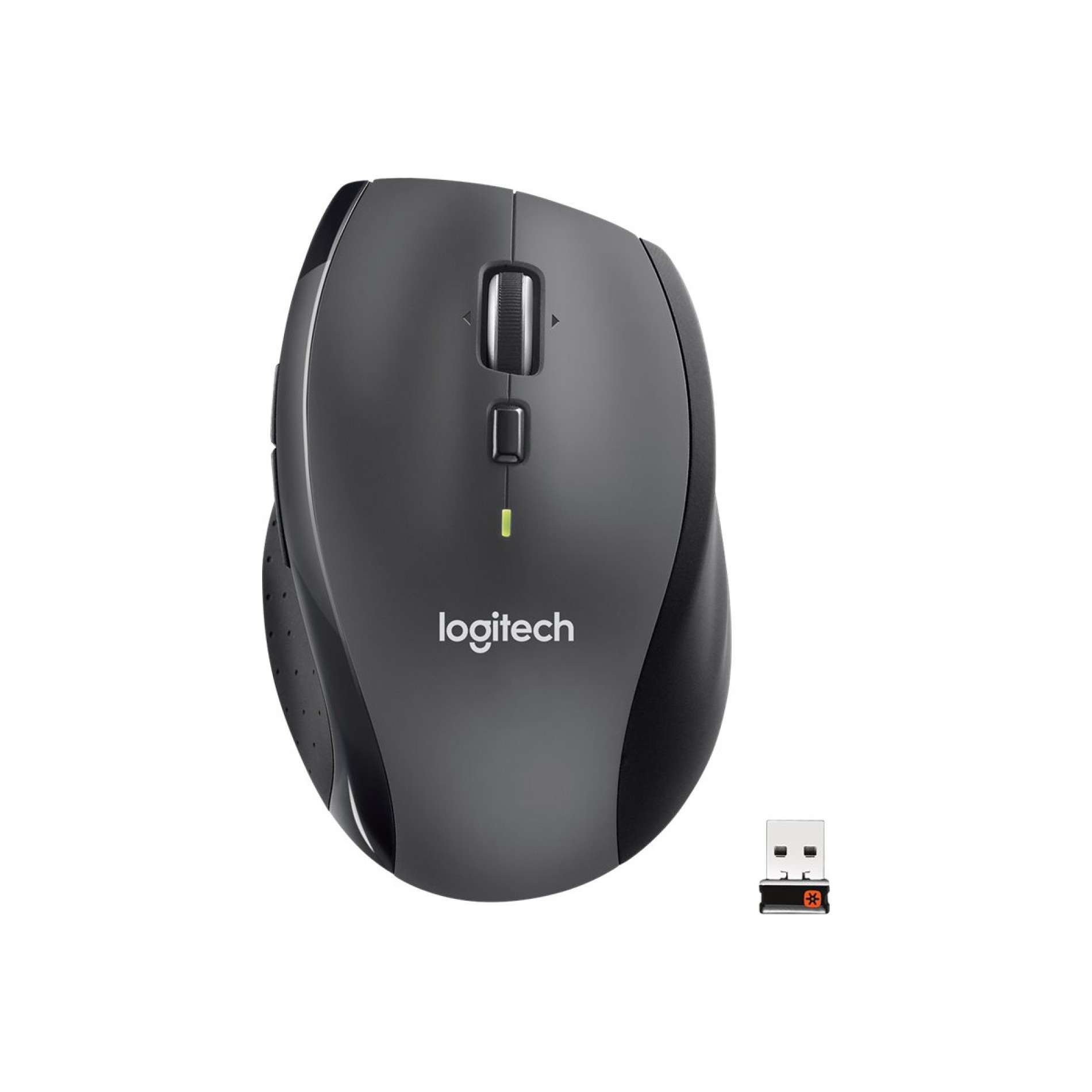 Logitech Marathon M705 - Maus - Für Rechtshänder - Laser - kabellos - 2.4 GHz - kabelloser Empfänger (USB) - (5099206093065)