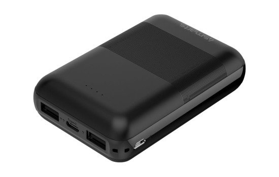 4smarts VoltHub Go2 - Powerbank - 10000 mAh - 2.1 A - 3 Ausgabeanschlussstellen (USB, USB-C) - (4250774952654)