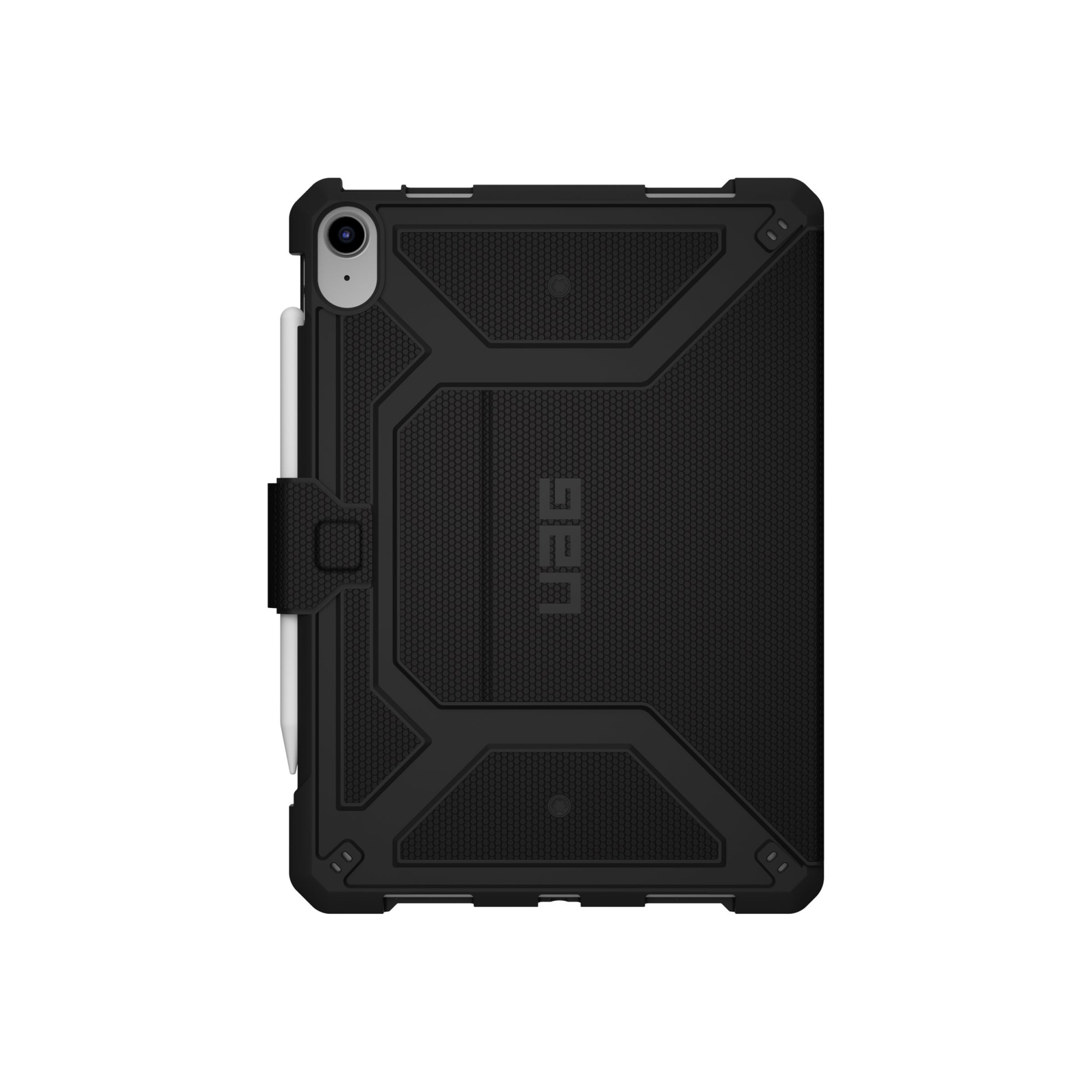 Urban Armor Gear UAG Rugged Case for iPad 10.9 (10th Gen, 2022) - Metropolis Black - Bildschirmschutz für Tablet - Schwarz - 10.9` - für Apple 10.9-inch iPad (10. Generation) - (0810070367947)
