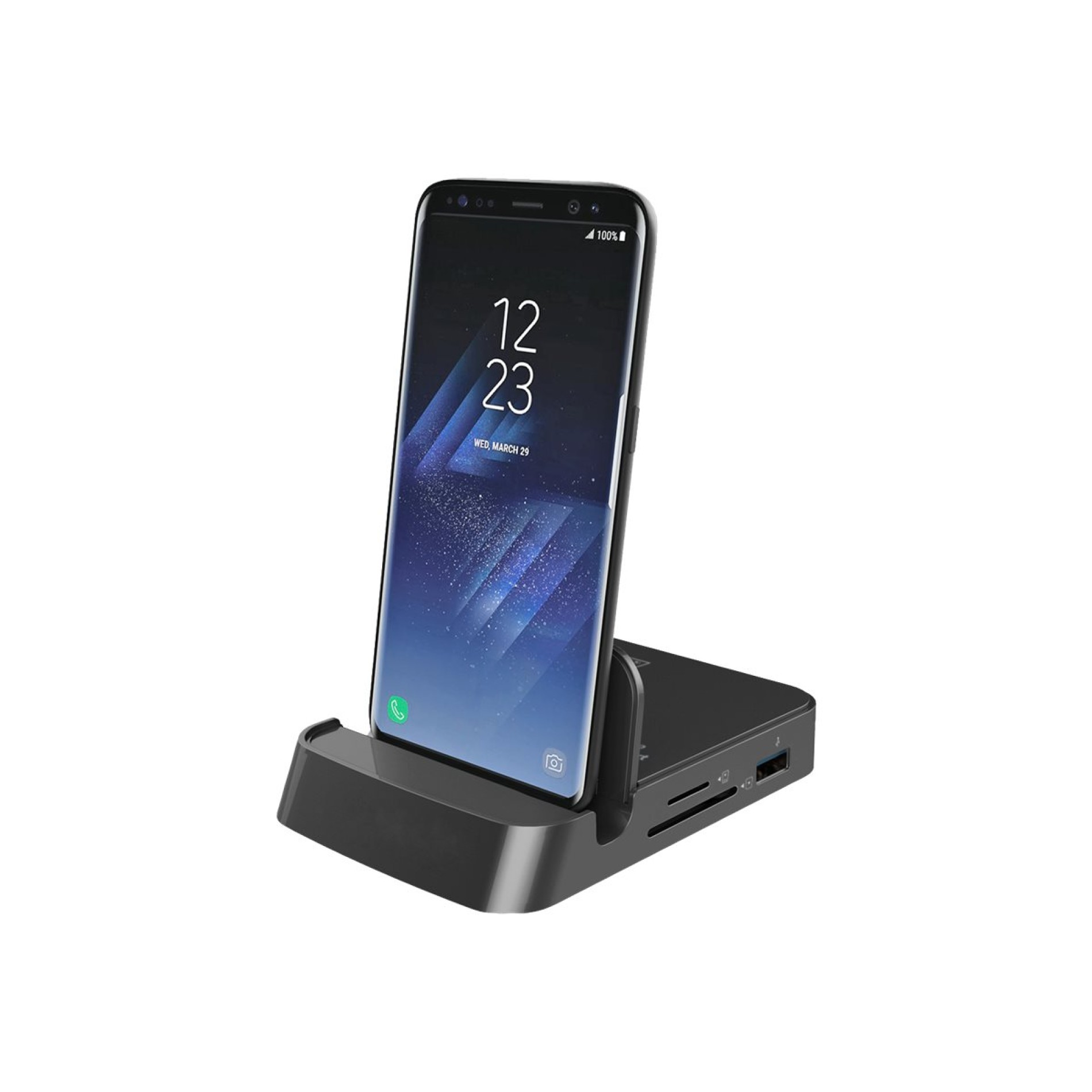 DIGITUS USB-C Smartphone Docking Station,  7-Port - (4016032462873)