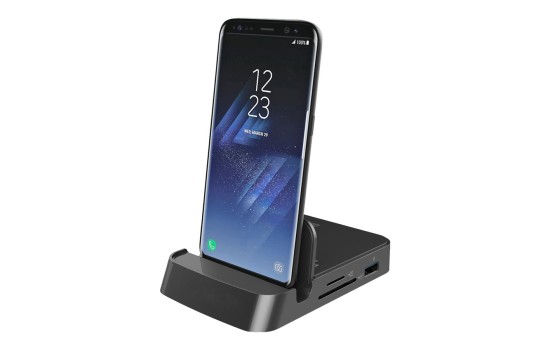 DIGITUS USB-C Smartphone Docking Station,  7-Port - (4016032462873)