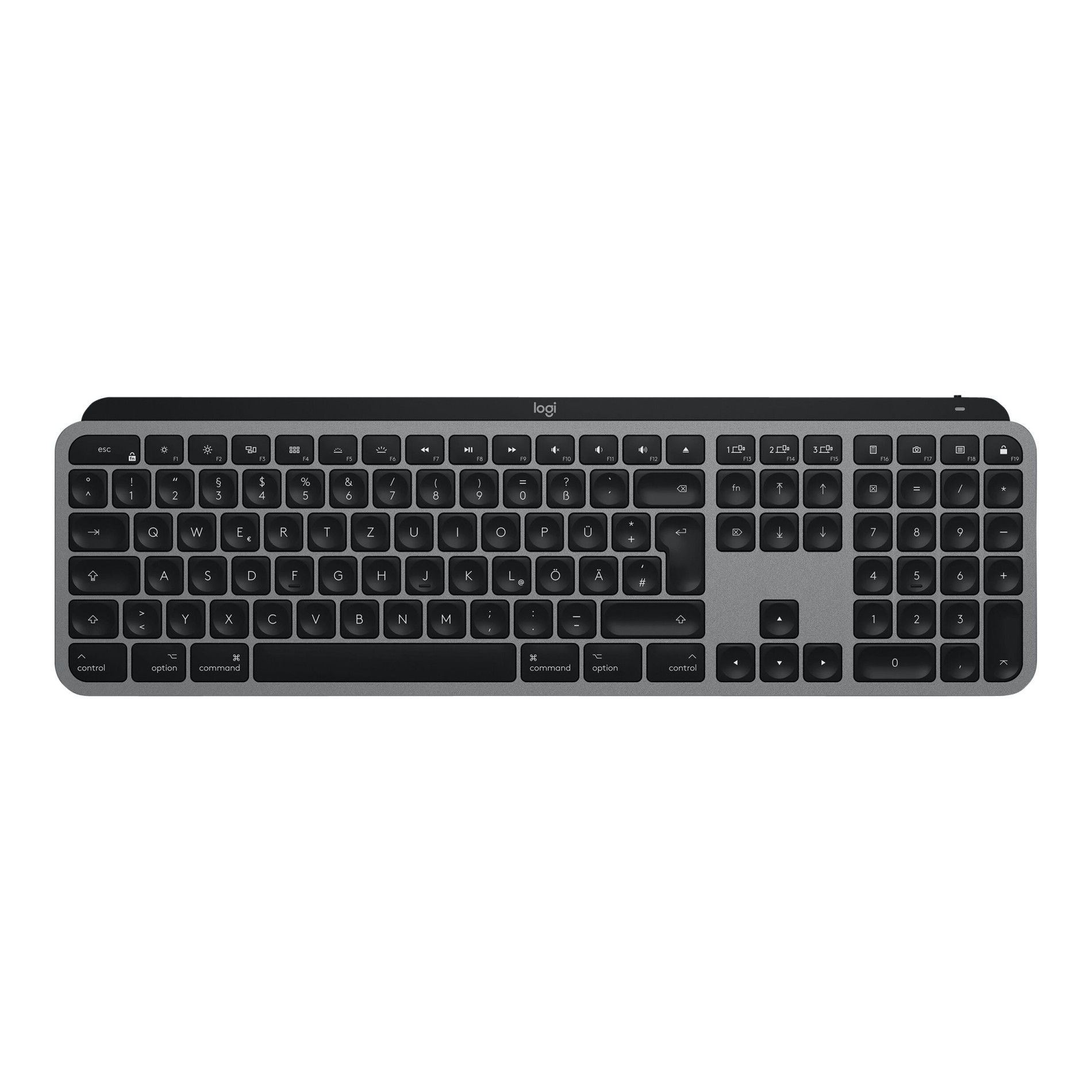 Logitech MX Keys für Mac - Tastatur - hinterleuchtet - (5099206090385)