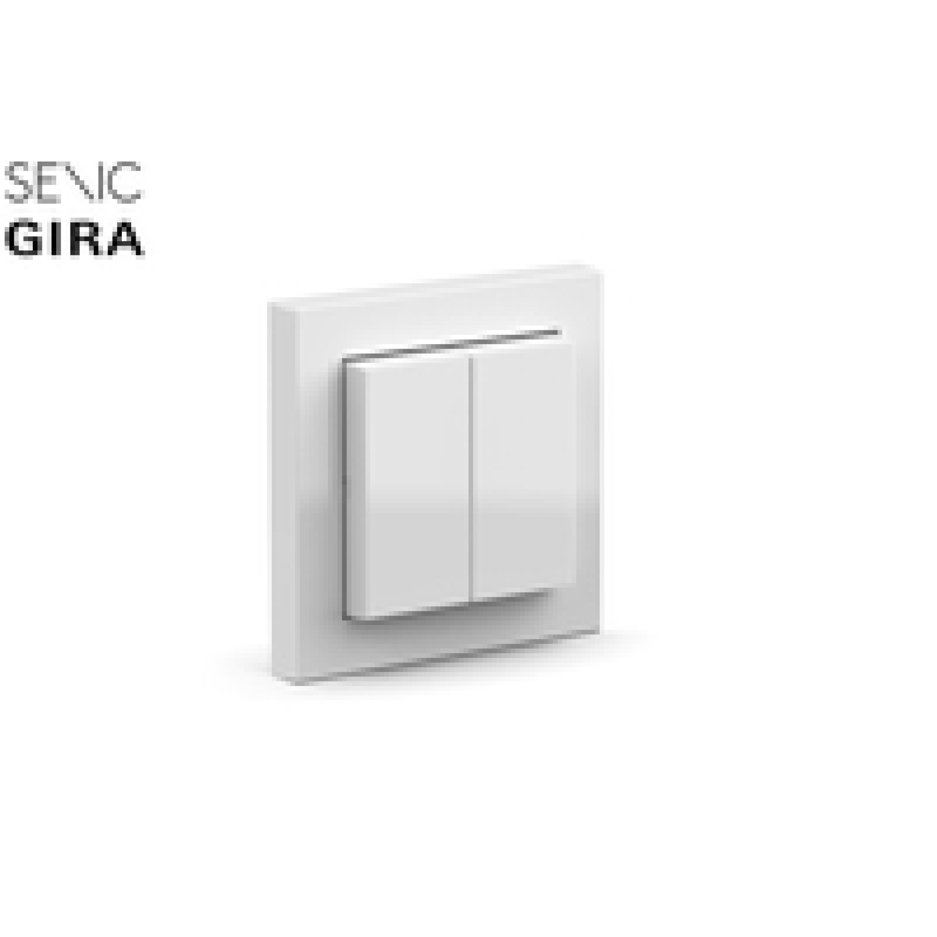 Senic Friends of Hue Switch glanz weiß batterieloser Schalter