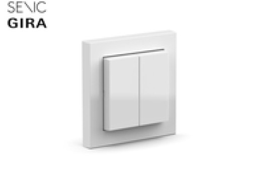 Senic Friends of Hue Switch glanz weiß batterieloser Schalter