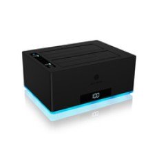 ICY BOX IB-127CL-U3 - Solid-State-/Festplattenarray - 2 Schächte (SATA-600) - (4250078171591)