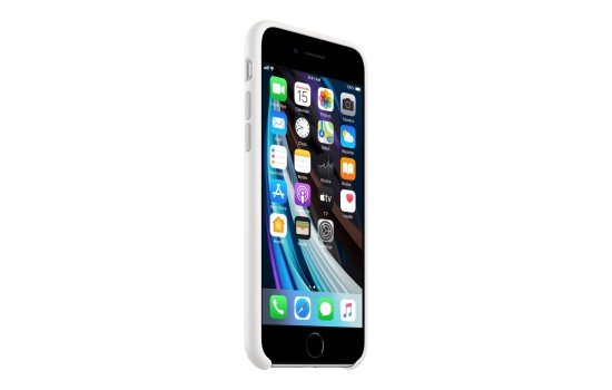 Apple Hintere Abdeckung für Mobiltelefon - Silikon - weiß - für iPhone 7, 8, SE (2. Generation) - (0190199610439)