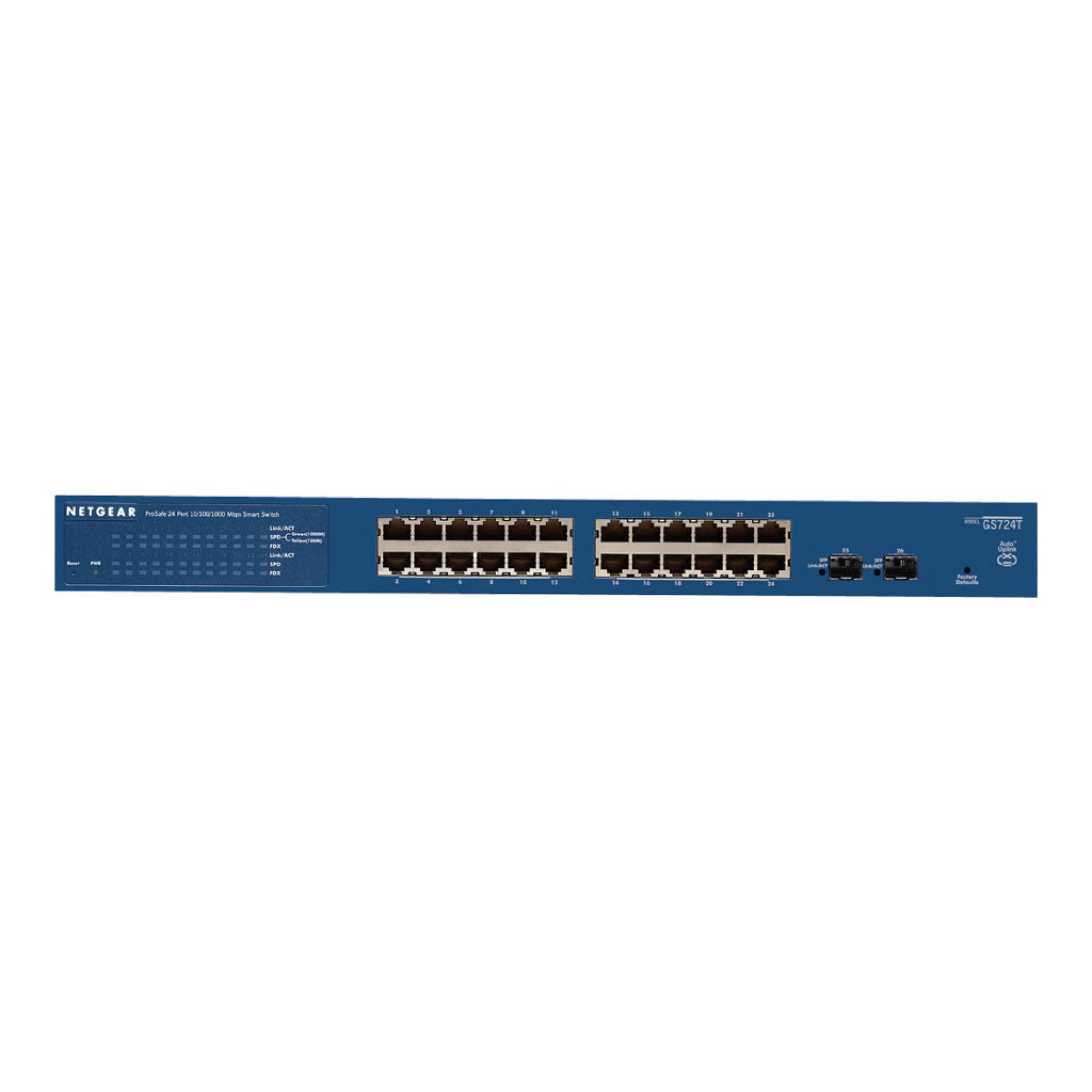 Netgear Smart GS724T - V4 - Switch - L3 Lite - (0606449098310)