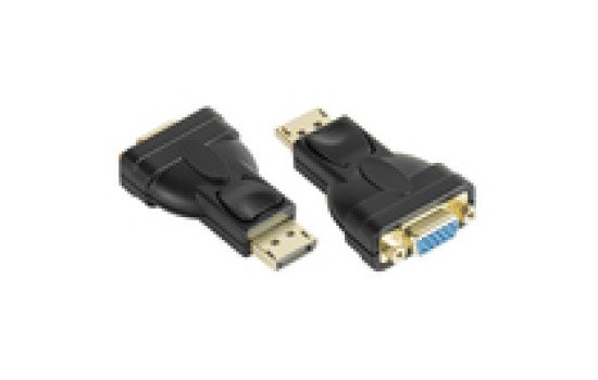Good Connections Adapter DisplayPort Stecker an VGA Buchse 1920*1200 a60Hz vergoldete Kontakte - Adapter - (4014619603374)