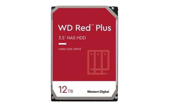 WD Red Plus WD120EFBX - Festplatte - 12 TB - intern - 3.5` (8.9 cm) - (0718037886190)