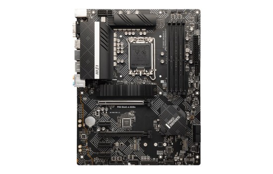 MSI PRO B660-A DDR4 - Motherboard - ATX - LGA1700-Sockel - B660 Chipsatz - USB-C Gen2, USB-C Gen1, USB 3.2 Gen 1, USB 3.2 Gen 2 - 2.5 Gigabit LAN - Onboard-Grafik (CPU erforderlich) - (4719072912451)