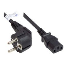 Good Connections P0130-S005 - 0,5 m - CEE7/7 - IEC C13 - H05VV-F - 250 V - Schwarz - (4014619168002)