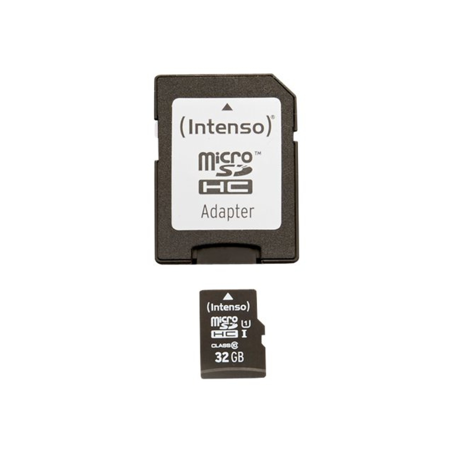 Intenso Premium - Flash-Speicherkarte (microSDHC/SD-Adapter inbegriffen) - (4034303019830)
