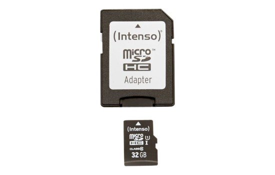 Intenso Premium - Flash-Speicherkarte (microSDHC/SD-Adapter inbegriffen) - (4034303019830)