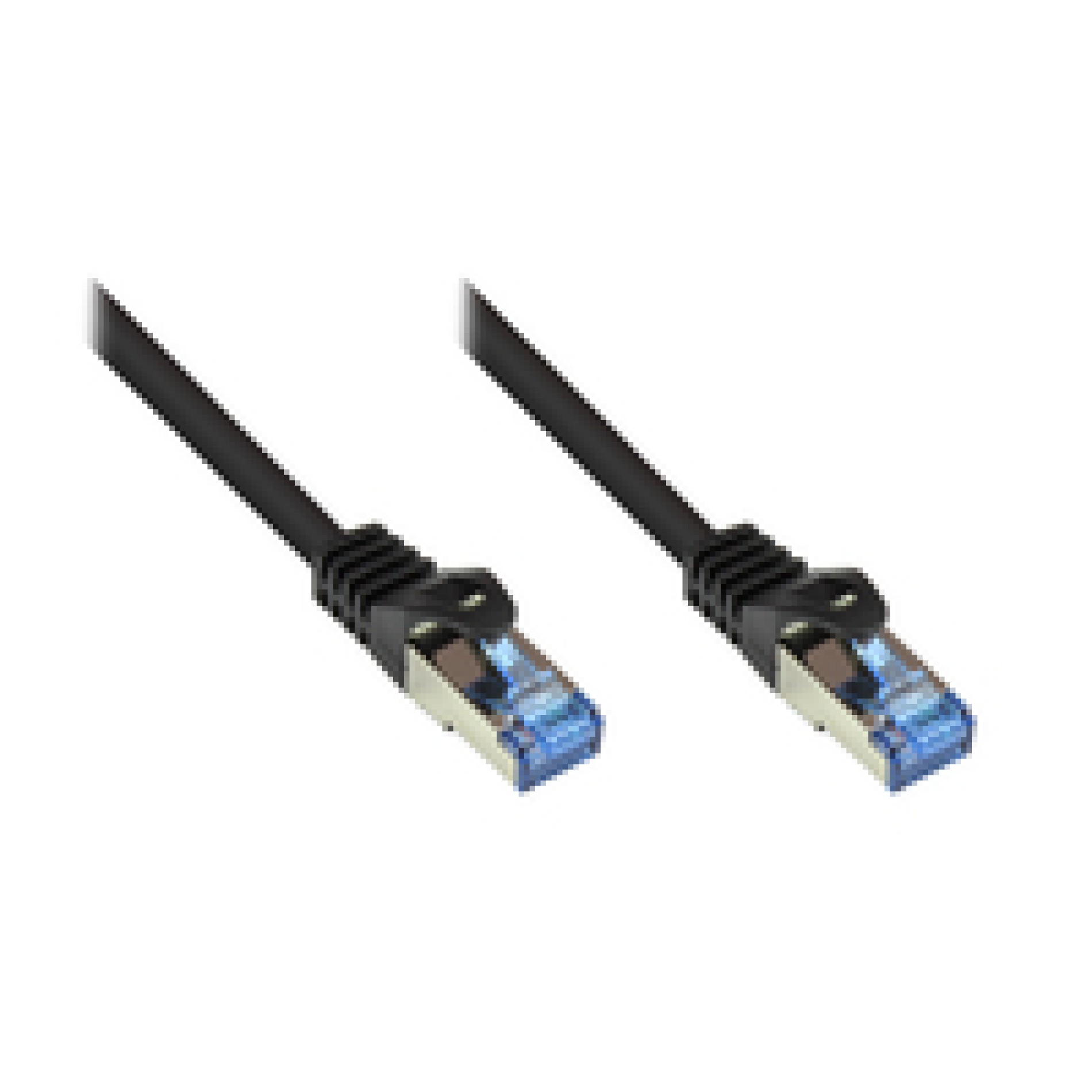 Good Connections RNS Patchkabel mit Rastnasenschutz - Cat. 6A - S/FTP - PiMF - halogenfrei - 500MHz - schwarz - 30m - (4014619684328)