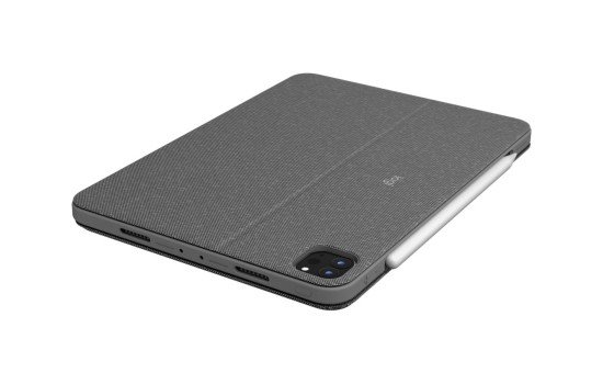 Logitech Combo Touch - Tastatur und Foliohülle - mit Trackpad - hintergrundbeleuchtet - Apple Smart connector - QWERTZ - Deutsch - Oxford Gray - für Apple 11-inch iPad Pro (1. Generation, 2. Generation, 3. Generation) - (5099206095229)