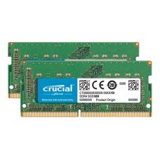 Crucial DDR4 - kit - 64 GB: 2 x 32 GB - SO DIMM 260-PIN - 2666 MHz / PC4-21300 - CL19 - 1.2 V - ungepuffert - non-ECC - für Apple iMac (Anfang 2019) - (0649528903402)