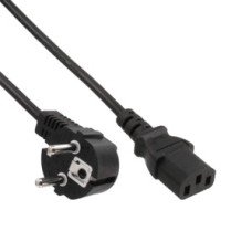 Kindermann Netzkabel 5 m schwarz