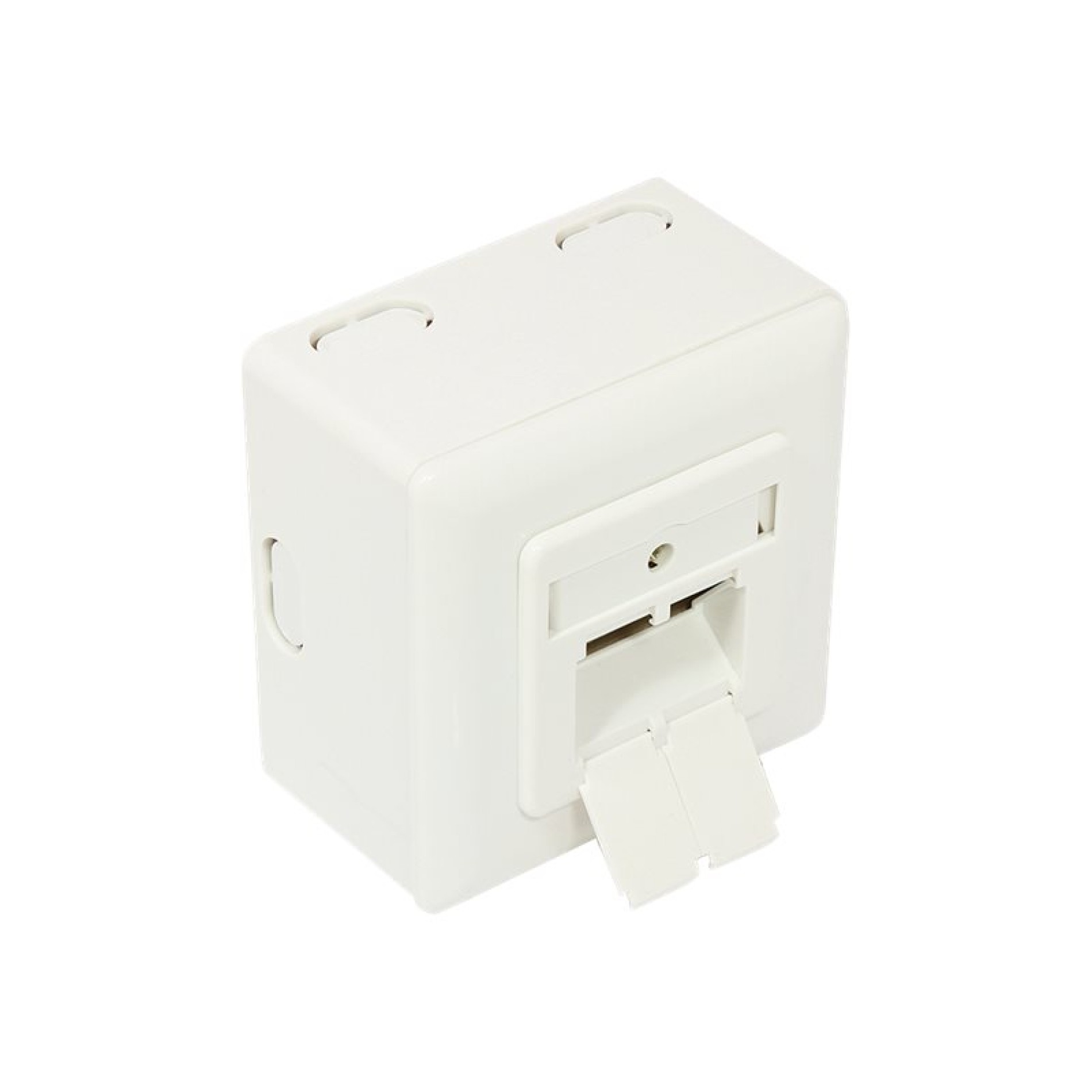 Good Connections Wanddose - RJ-45 X 2 - Pearl White - (4014619767472)