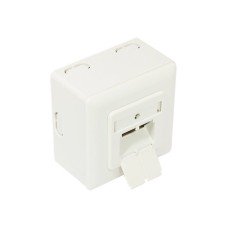 Good Connections Wanddose - RJ-45 X 2 - Pearl White - (4014619767472)