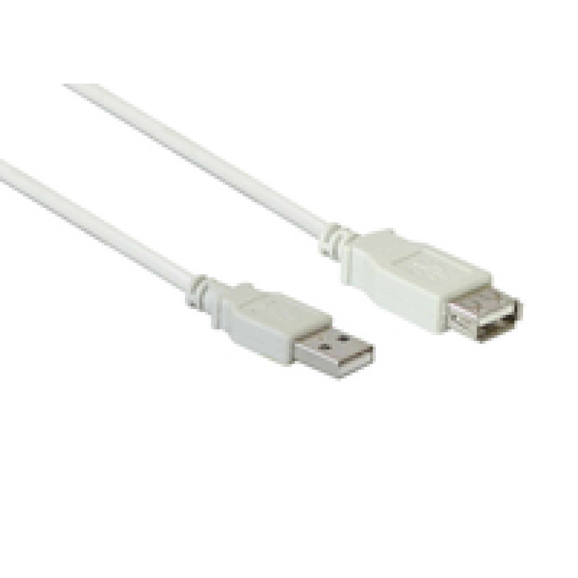 Good Connections Verlängerungskabel USB 2.0 Stecker A an Buchse A - grau - 1,8m - (4014619042418)