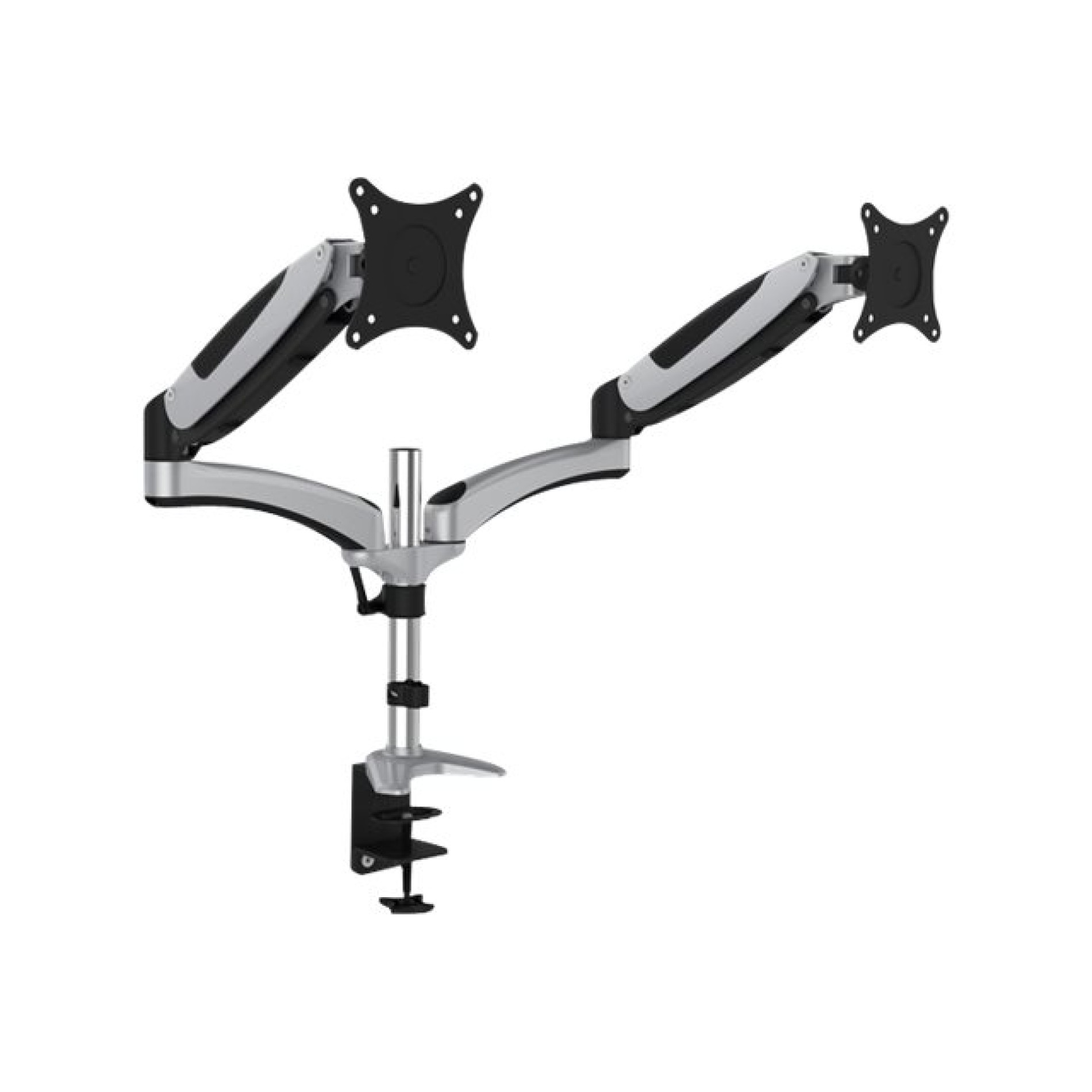 DIGITUS Universal Dual Monitorhalter mit Gasdruckfeder und Klemmbefestigung - (4016032385370)